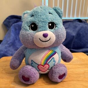 Care bear Dream bright with Rainbow Heart Belly Emblem - Kids Toy